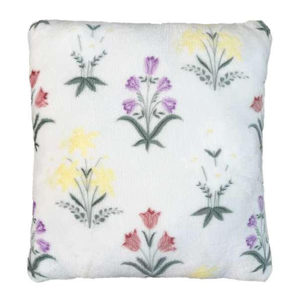 Honeybloom Easter Floral Plush Throw Pillow, 18"