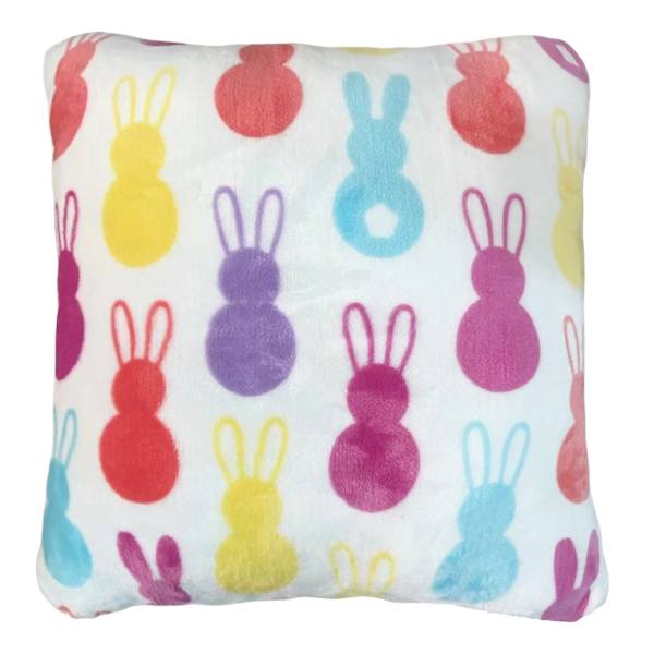 Bunny Brights Plush Easter Throw Pillow, 18"