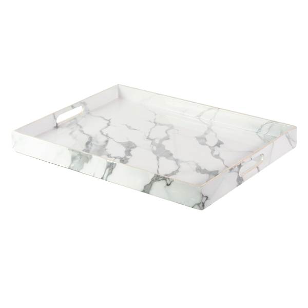 Marble Print Tray, 19x14