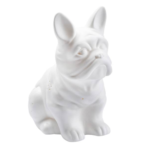 Frenchie Dog Ceramic LED Lamp
