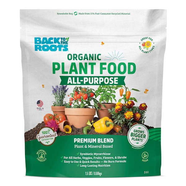 Back to Starts Organic All Purpose Plant Food, 1.5lb