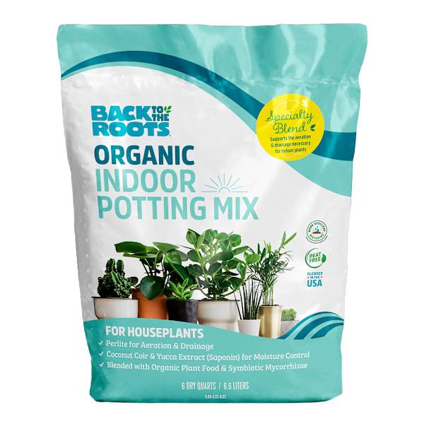 Back to Roots Organic Indoor Potting Mix, 6qt