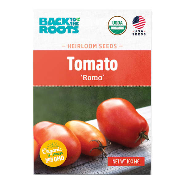 Back to Roots Heirloom Seeds, Tomato Roma