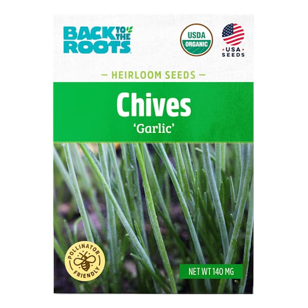 Back to Roots Heirloom Seeds, Chives Garlic