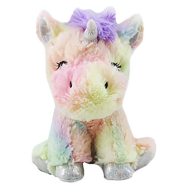 Plush Multicolor Unicorn 7.5 Inch