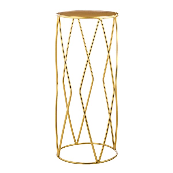 Providence Gold Metal Plant Stand, Large
