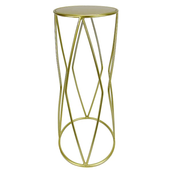 Providence Gold Metal Plant Stand, Small