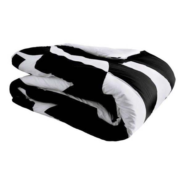 Crosby St. 3-Piece Black & White Geo Printed Comforter Set, King