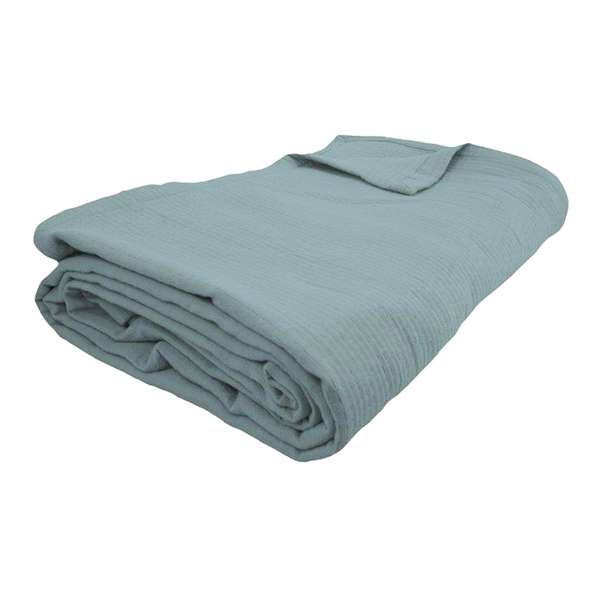 Honeybloom 3-Piece Green Dash Matelasse Coverlet Set, Full/Queen