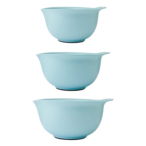 KitchenAid Set of 3 Mineral Water Blue Universal Mixing Bowls