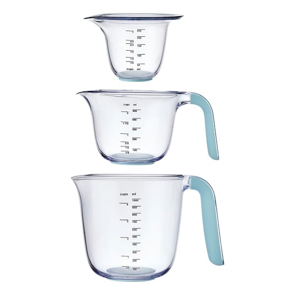 KitchenAid Mineral Water Blue Set of 3 Universal Measuring Cups