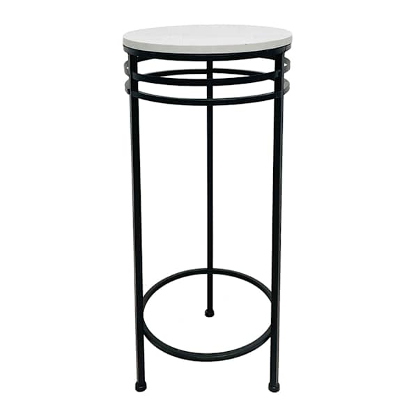 Marble Top Plant Stand, Medium