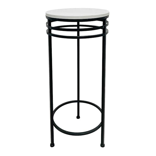 Marble Top Plant Stand, Large