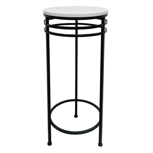 Marble Top Plant Stand, Small