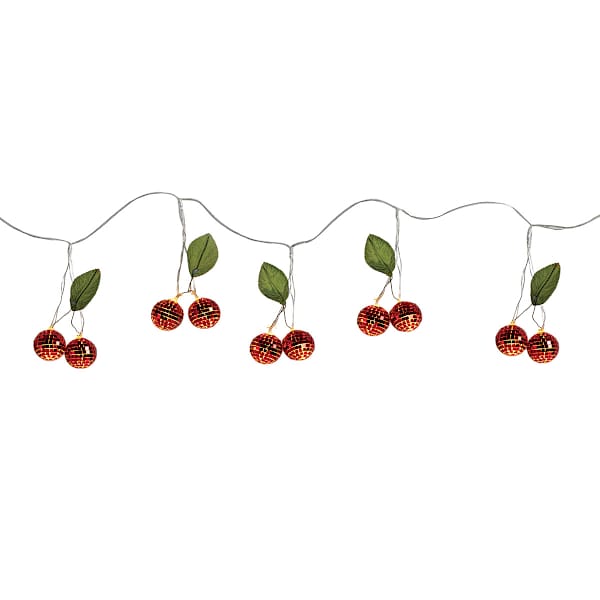 10-Count Disco Cherry String Lights, 5.5"