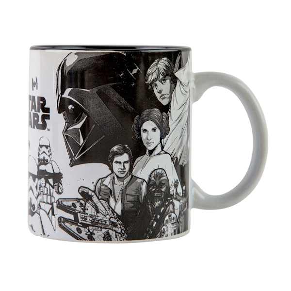 Star Wars Collage Jaba & Boba Ceramic Mug, 20oz