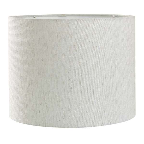 Off White Drum Medium Table Lamp Shade, 13x13x10