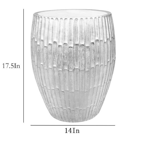 Silver Ridge Outdoor Planter, Medium
