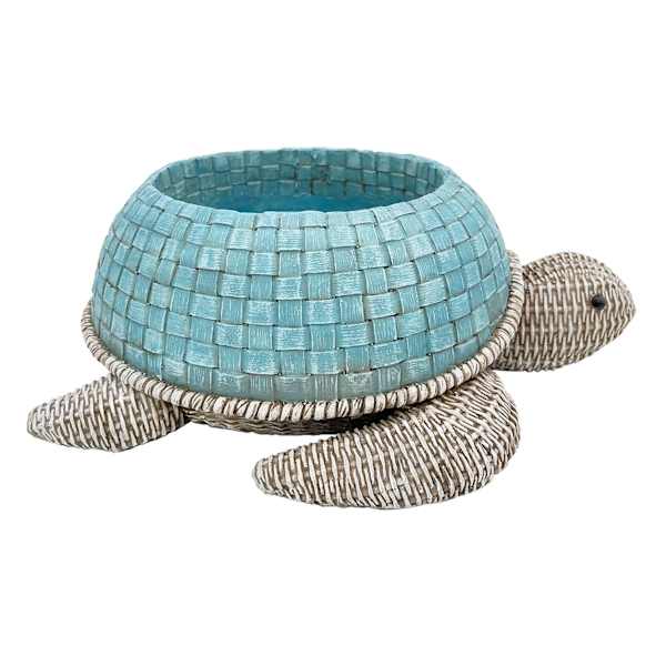 Indoor Turtle Flower Planter, 4"