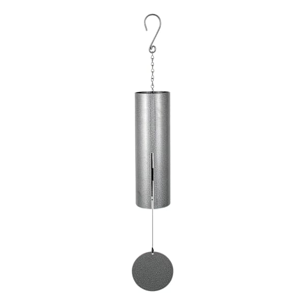 Pewter Cylinder Wind Chime, 36"