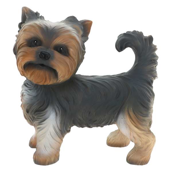 Yorkshire Terrier Outdoor Garden Statue, 10"