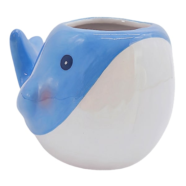 Indoor Mini Whale Planter, 3"