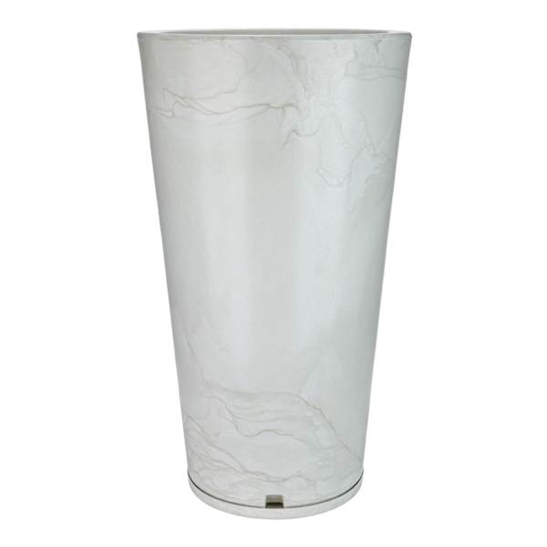 Genebra White Marble Effect Outdoor Planter, Large