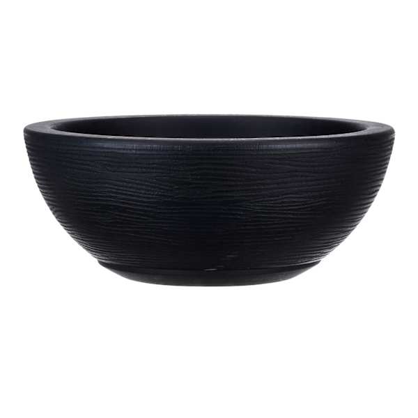 Black Bowl Outdoor Planter, Small