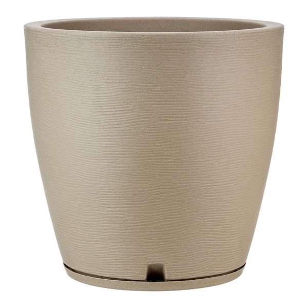 Amsterdam Beige Outdoor Planter, Large