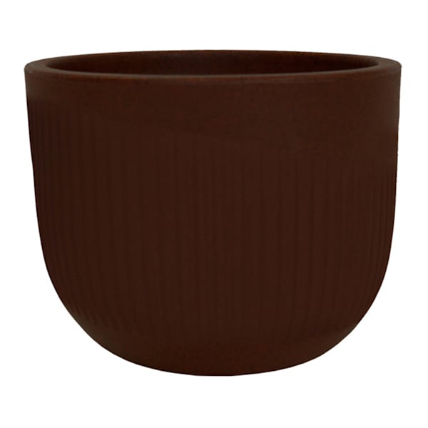 Spello Rischio Brown Outdoor Planter, Medium