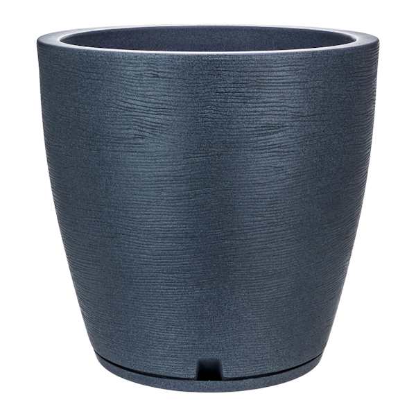 Amsterdam Dark Grey Outdoor Planter, Large