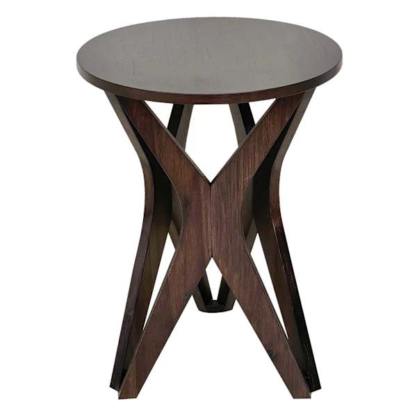 Jaxon Wooden Accent Table, Espresso Finish
