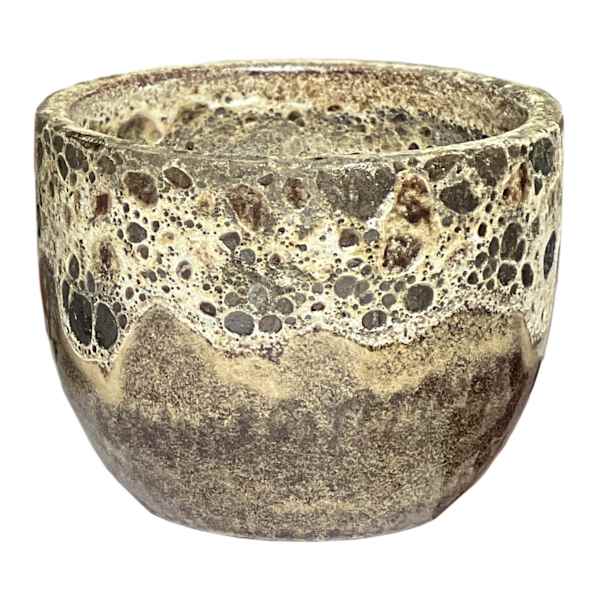 Brown Kalia Ceramic Outdoor Planter, Small