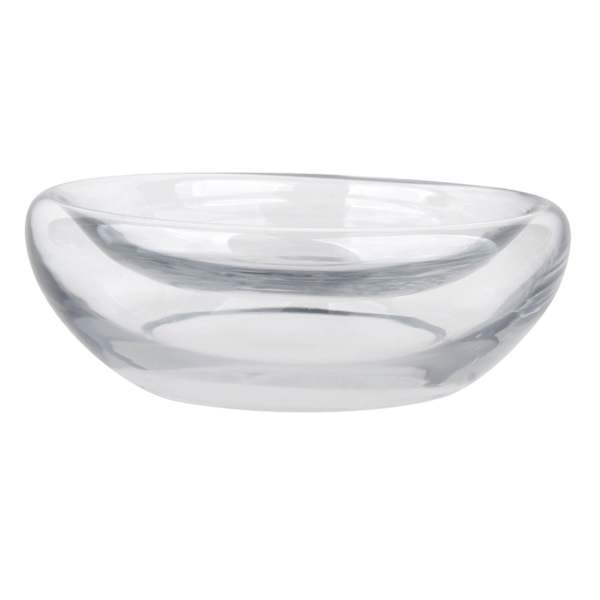 Double Wall Clear Glass Bowl, 12x4