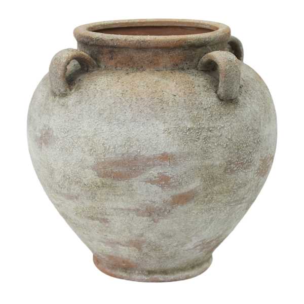 Natural Textured Ceramic Vase, 8x8