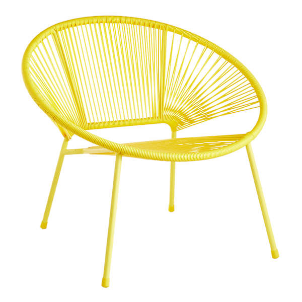 Oh Joy! Yellow Round Disc Outdoor Chair