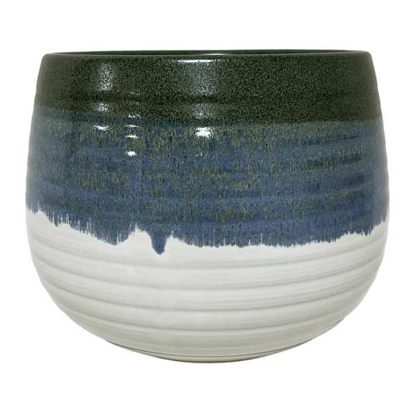 Indoor Cheryl Ombre Blue Planter, 6"