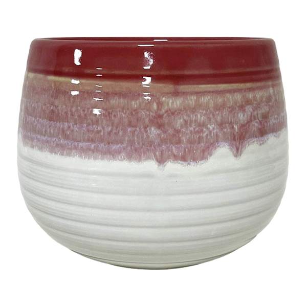 Indoor Cheryl Ombre Red Planter, 6"