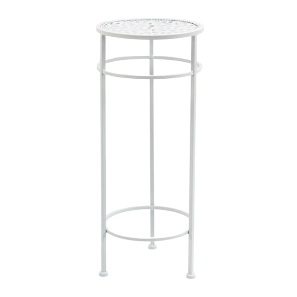 Harper White Plant Stand, Medium
