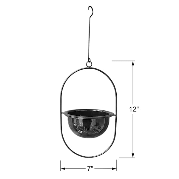 Crosby St. Hanging Outdoor Planter, 7"