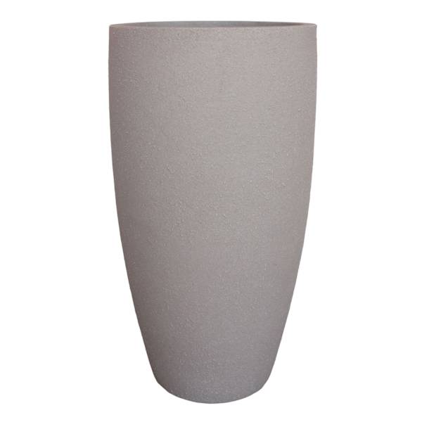 Japi Stone Slim Conic Outdoor Planter, Medium