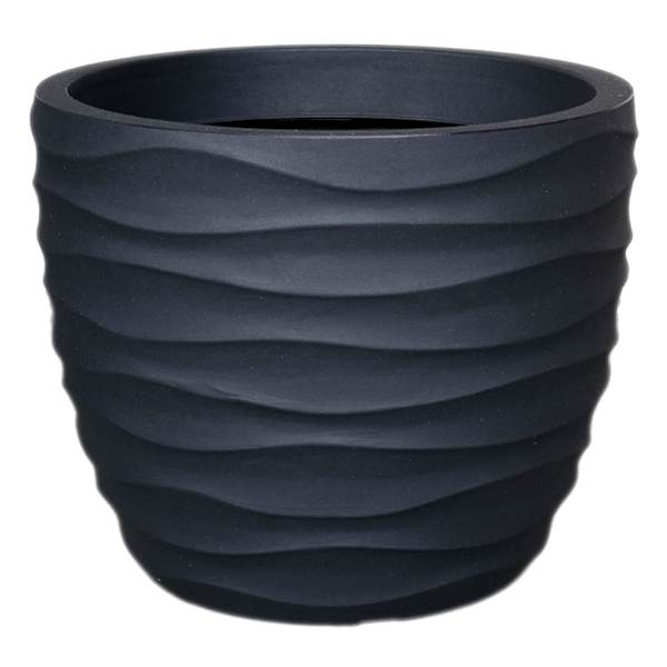 Japi Cliff Lead Round Outdoor Planter, Small