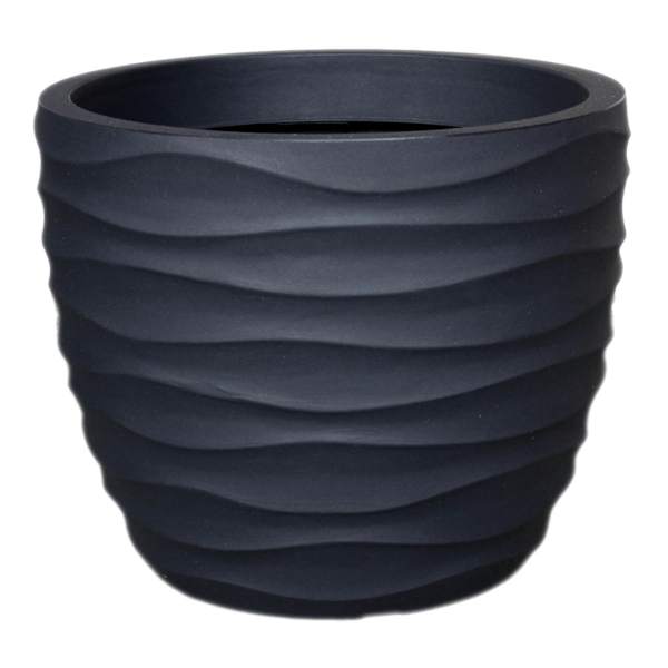Japi Cliff Lead Round Outdoor Planter, Medium