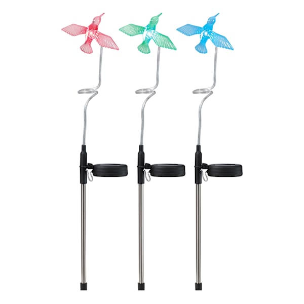 Solar Color Changing Humming Bird Pathway Light