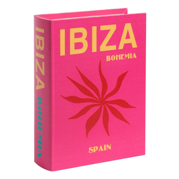 Large Pink Ibiza Book Box, 11x8.5x2.8