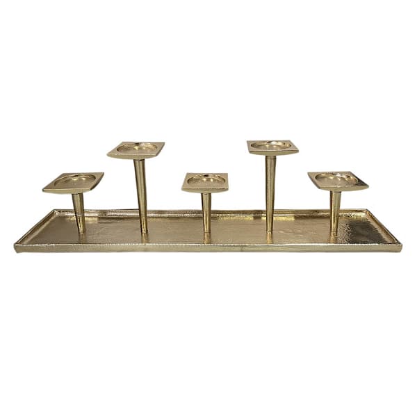 Providence Runner 5 Votive Candle Holder, 30.5"