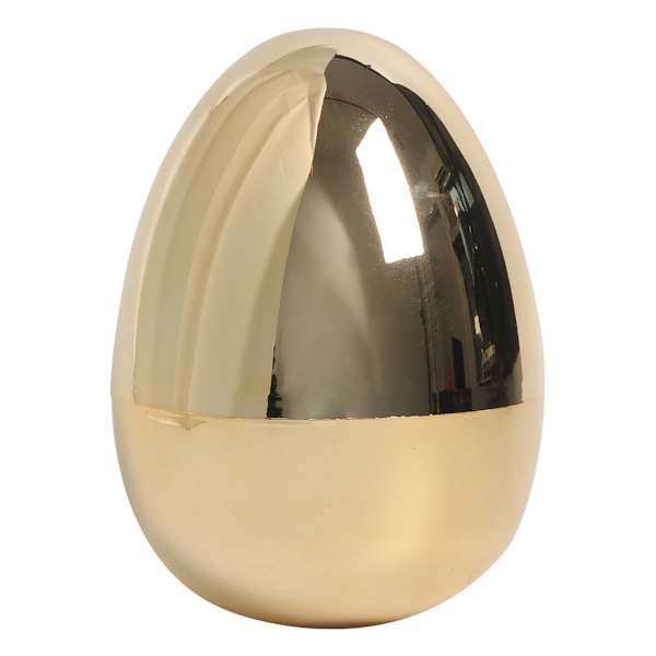 Plastic Gold Egg, 10"