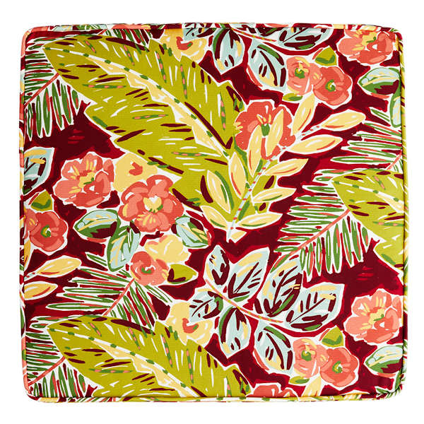 Tropical Cherry Outdoor Deep Seat Cushion