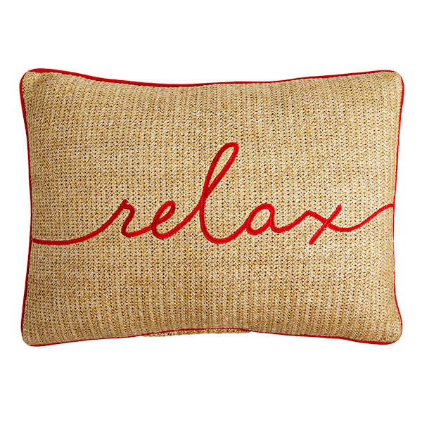 Relax Hermosa Lumbar Outdoor Throw Pillow, 14x20