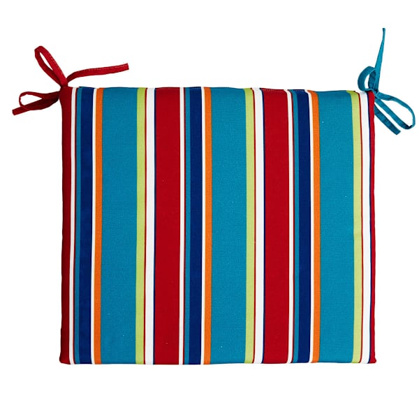 Alvarado Stripe Outdoor Square Seat Cushion